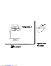 Audiovox VOH702 Operation Manual