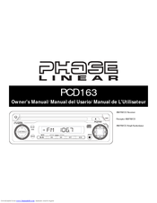 Audiovox Phase Linear PCD163 Owner's Manual