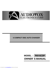 Audiovox PAV-6CDP Owner's Manual