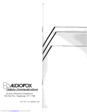 Audiovox Minivox MVX-850 User Manual