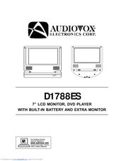 Audiovox D1788ES Instruction Manual