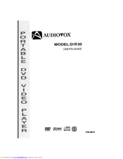 Audiovox 1286612 User Manual