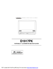 Audiovox D1917PK Instruction Manual