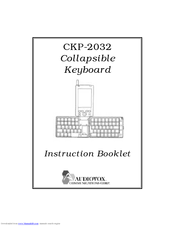 Audiovox CKP-2032 Instruction Booklet