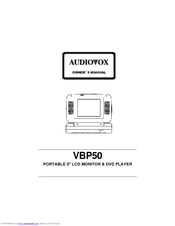 Audiovox VBP50 Owner's Manual