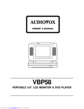 Audiovox VBP58 Owner's Manual