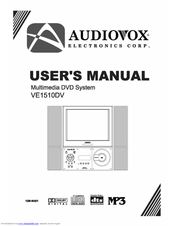 Audiovox VE 1510DV User Manual