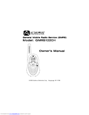 Audiovox GMRS122CH Owner's Manual