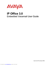 Avaya Voicemail User Manual