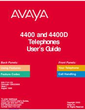 Avaya MERLIN MAGIX 4400D User Manual