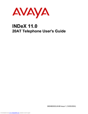 Avaya INDeX 20AT User Manual