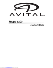 Avital Model 4300 Owner's Manual