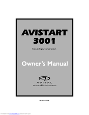 Avital AVISTART 3001 Owner's Manual