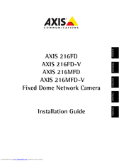 Axis Axis 216FD Installation Manual