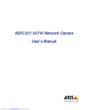 Axis 207/207W User Manual
