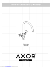 Axor Montreux 16802XX1 Installation Instructions / Warranty