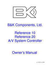 B&K Reference 20 Owner's Manual