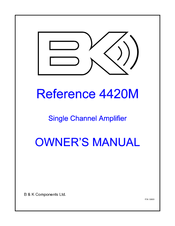 B&K Reference 220M Owner's Manual