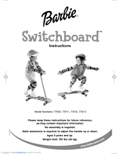 Barbie SWITCHBOARD 77212 Instructions Manual