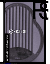 Bazooka RS10A-hp Installation Manual