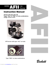 Beckett 150 Instruction Manual