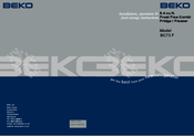 Beko BC73 F Installation & Operation Instructions