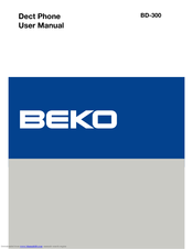 Beko BD-300 User Manual
