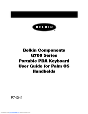 Belkin Portable PDA Keyboard G700 Series User Manual