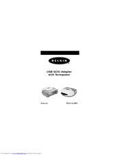 Belkin USB/SCSI Adapter F5U115-UNV User Manual