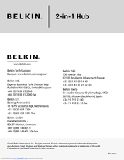 Belkin F5U706 User Manual