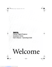 BenQ PB9200 - XGA LCD Projector User Manual – Operating Manual