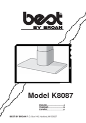 Broan Best K8087 Owner's Manual