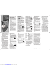 Bionaire BAP1225-U Instruction Leaflet