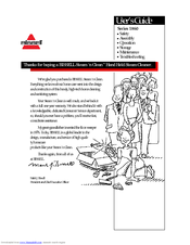 Bissell STEAM `N CLEAN 1860 Series User Manual
