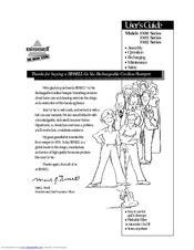 Bissell 3302 Series User Manual