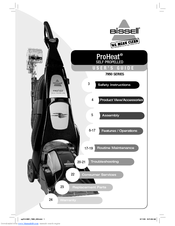 Bissell ProHeat SELF PROPELLED 7950 Series User Manual