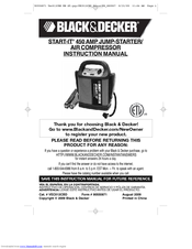 Black & Decker Start-It 90550871 Instruction Manual