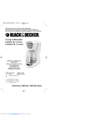 Black & Decker ABD110 Use And Care Book Manual