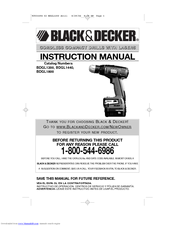 Black & Decker BDGL1800 Instruction Manual