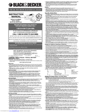 Black & Decker 609747-21 Instruction Manual