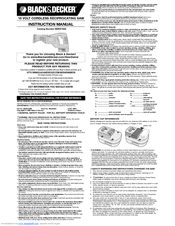 Black & Decker 90554206 Instruction Manual