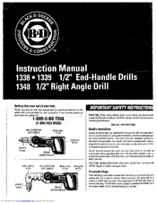 Black & Decker 1338 Instruction Manual