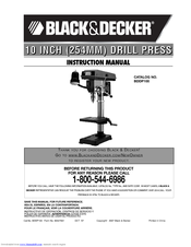 Black & Decker BDDP100 Instruction Manual