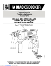 Black & Decker Linea Pro TM600 Instruction Manual