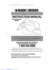 Black & Decker ISD600 Instruction Manual