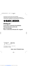Black & Decker Dining-In CTO6200 Series Use And Care Book Manual