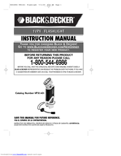 Black & Decker VPX1401 Instruction Manual