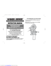 Black & Decker BT1599 Instruction Manual