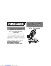 Black & Decker 90528012 Instruction Manual