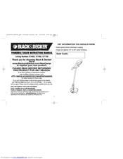Black & Decker ST7600 Instruction Manual